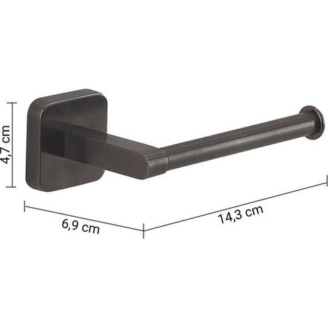 Wandrollenhalter Tonga gun metal 14,3 x 6,9 x 4,7 cm (1/2)