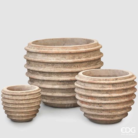 EDG Vaso Saigon Bombato Caramel H 52 (1/2)