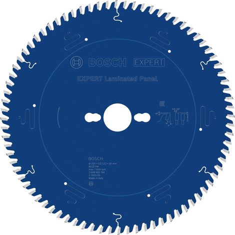 Bosch EXPERT Laminated Panel Circular Saw Blade 250 x 3.2/2.2 x 30mm T80 (1/5)