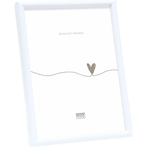Cadre Simple Résine Couleur Blanc Photo 24x30cm S011S1 (1/5)