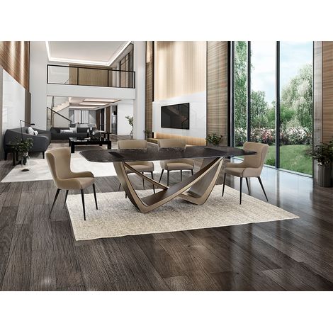 MESA COMEDOR GENESIS 240 BRONCE (1/3)