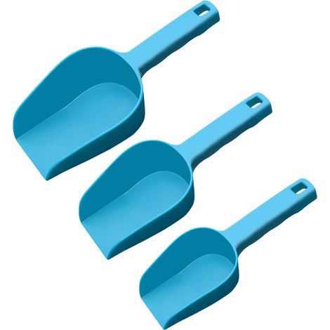 Ensemble de 3 pelles à terre en plastique, pelles de jardin en plastique, pelles à pots de fleurs, pelles à transplanter, pelles à engrais, pelles en métal, petites pelles de jardin (1/5)