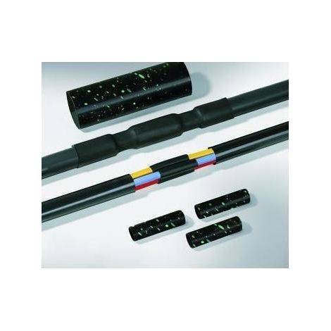 HellermannTyton 380-04005 LVK-5x1.5-6 PO-X BK Warmschrumpf-Verbindungsgarnitur ohne Schraubverbinder (1/2)