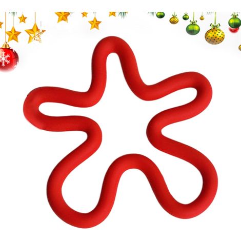 Tapis plat chaud de Noël Sous-verres silicone anti-taches, coussins, Tapis chauds en silicone pour table Pour les fêtes de Noël comptoir cuisine et table cuisine maison pâtisseri (1/5)