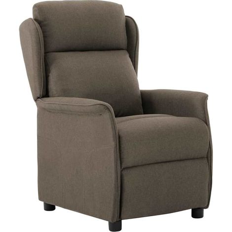 Liegestuhl Taupe 66,5 x 94 x 101,5 cm Polyester