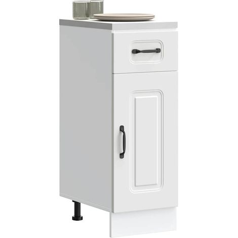 Base da Cucina Kalmar Bianco in Legno Multistrato vidaXL (1/5)