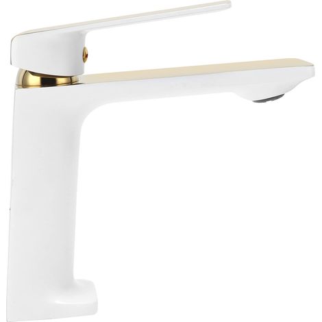 Miscelatore per acqua calda e fredda, accessorio per bagno con beccuccio singolo (G9/6).