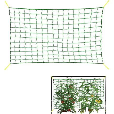 Malla de soporte flexible para plantas trepadoras, malla de nailon resistente, 0,9 m x 1,8 m (1/2)