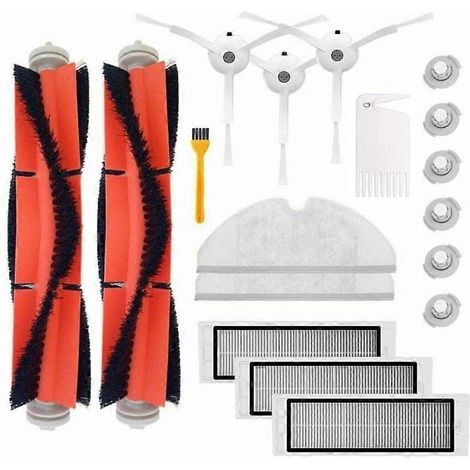 Kit d'accessoires de remplacement pour robot Mi Roborock S50 S51 Roborock 2 (18 pièces).