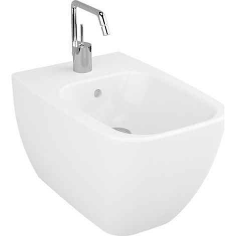 Bidet sospeso monoforo in ceramica - Serie Shift (1/3)