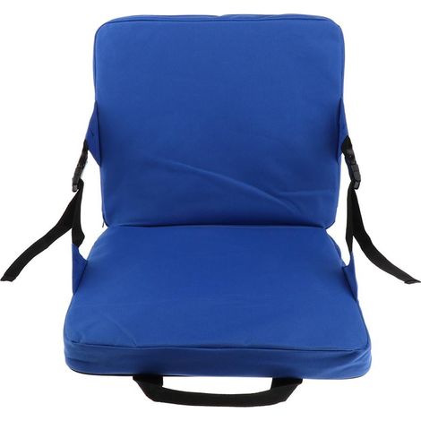 1 Gradins, dossier, coussin, pêche, jardin, terrasse, camping, randonnée, bleu (1/5)