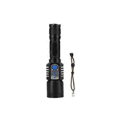 USB-Lade-LED-Taschenlampe, helle Outdoor-Taschenlampe, tragbar für Camping, Notfälle (1/5)