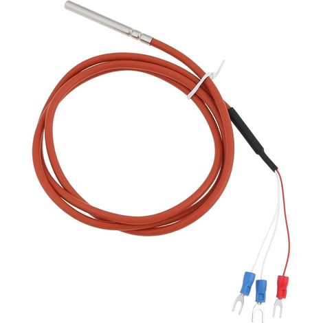Sonde de température PT100 étanche à 3 fils pour équipement industriel ou laboratoire -50°C-200°C 1m (1/5)