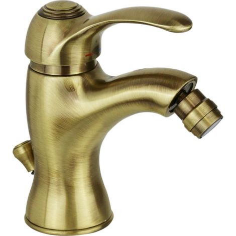 Monomando bidé color bronce con desagüe 1"1/4 Paffoni Flavia FA135BR  Bronce - FLAVIA