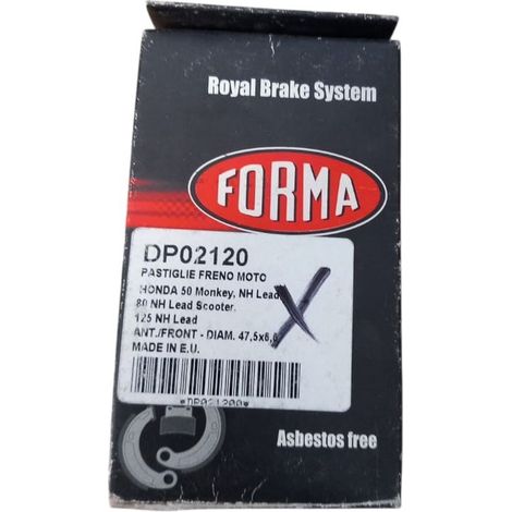 Pastigle freno moto per honda 125 nh lead (1/3)