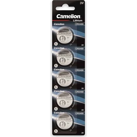 Pile bouton CR 2450 lithium Camelion 550 mAh 3 V 5 pc(s) (1/3)