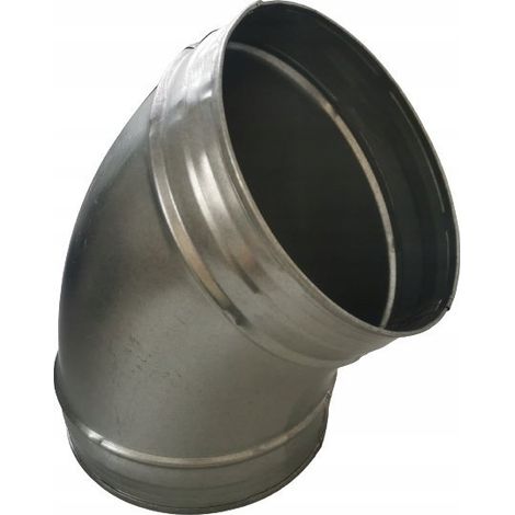 Coude ventilation Spiroflex k160-45-oc acier galvanisé 160 mm (1/3)