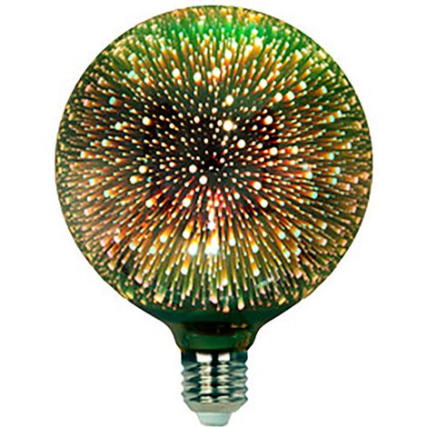 Bombilla LED E27 4W 230Vac GLOBO VERDE (1/2)