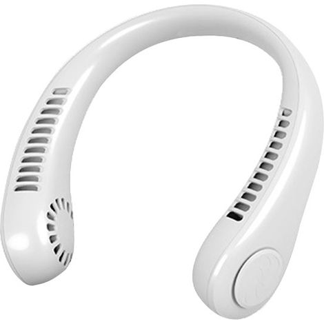 LAN Mini ventilateur de cou portable, sans pales USB avec flux d'air à 360°, refroidissement d'été pour la cuisine, les voyages, les activités de plein air (1/5)