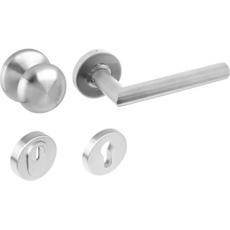 Kit de porte avant Vurano rond en acier inoxydable - 0035.405731