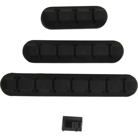 103 fascette autoadesive per cavi, supporto multifunzionale per cavi, set per l'organizzazione dei cavi, per ufficio, cavo di alimentazione, cavo di ricarica USB - AquaForge (1/5)