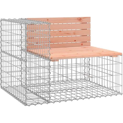 Maison Exclusive - Panca Giardino Design Gabbione 92x71x65,5 cm Massello Douglas (1/5)
