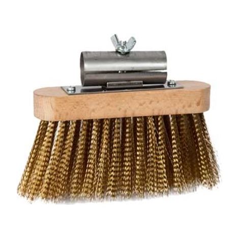 Spazzola Girevole per Forno in Ottone cm. 13X3 (1/10)