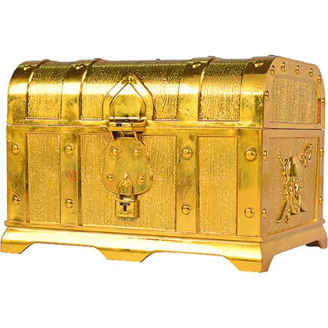 Coffre au trésor d'aventure pour enfants, jouet avec pièces d'or (1/5)