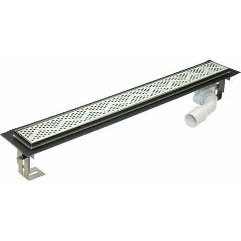 ACO Duschrinne Shark Comfort 90 cm inkl. Rost Bodenablauf Abflussrinne Duschab