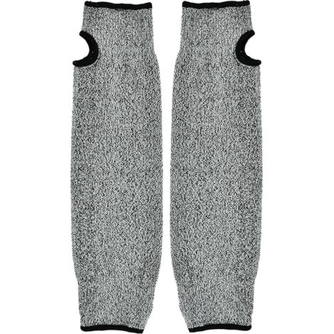 Manchon de Protection pour Bras, Manches Anti-coupures Manchon pour Bras de Sécurité Gants de Ttravail à Manches Lues Résistant aux Coupures pour Jardin Cuisine et Travaux Agricoles (45cm) (1/5)
