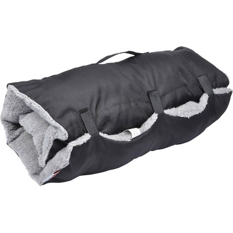 Reisebett für Hunde BICOLORE, 80 x 50 cm, khaki+grau (1/5)