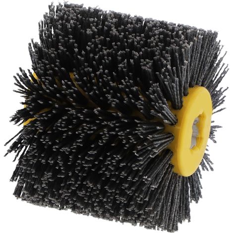 Brosse de polissage abrasif pour meubles en bois, disque à fil métallique pour ponçage et lustrage de parquet, accessoire de finition. (1/5)
