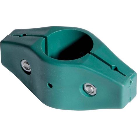 ANELLO DI FISSAGGIO DOPPIO VERDE D 3,4CM PER RECINZIONE