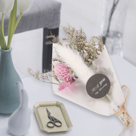 Nouvel emballage ultra-mini de style coréen pour coffrets cadeaux de bouquets de fleurs séchées. (1/5)