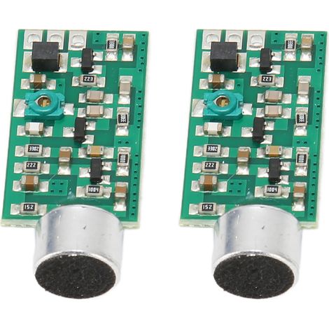 modules de transmission FM professionnels V4.0 avec microphone intégré, émetteur audio sans fil pour radio FM 0,7-9 V (1/5)