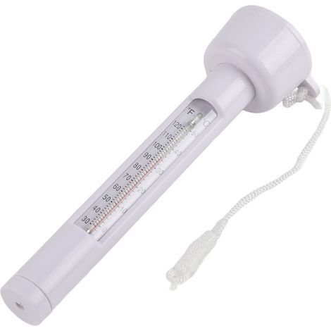Floating pool thermometer, 0-50°C (30-120°F), for measuring water temperature in swimming pools, spas, hot tubs and aquariums - AquaForge (1/5)