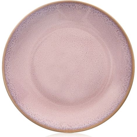 Plato de postre de ceramica rosa 205 cm apto para microondas 228251900 (1/4)