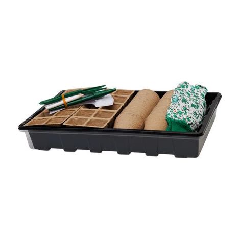 Mini-Gewächshaus Strend Pro, 68-teiliges Set, 37,5x23x6 cm