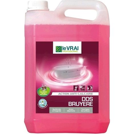 Détergent Désinfectant Sanitaires Concentré Bidon 5L - Action Pin