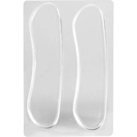Lot de 2 coussinets gel antidérapants transparents pour talons hauts, protection anti-usure en silicone (1/5)