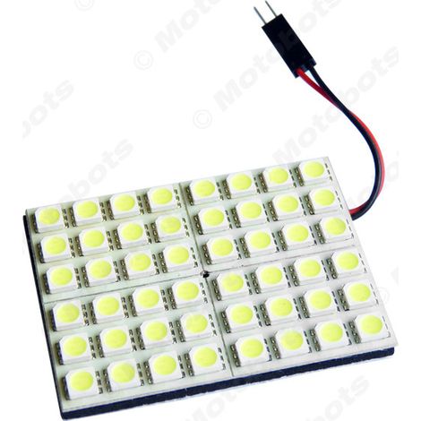 Car interior lights 5050 48SMD light panel reading light, double-pointed roof light T10 BA9S, passenger compartment light (1/4)
