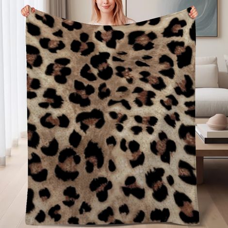 Couverture de lit en polaire, douce et chaude en microfibre toutes saisons, décoration de chambre, excellent cadeau pour femmes et hommes, 6080 pouces (1/4)