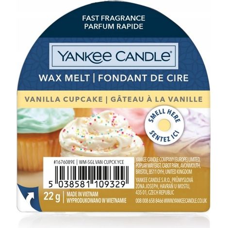 Yankee Candle Vanille-Cupcake-Duftwachs 22 g (1/4)