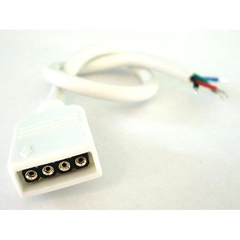 2 PZ Connettori Femmina Con 4 Buchi Per Striscia Bobina Led RGB