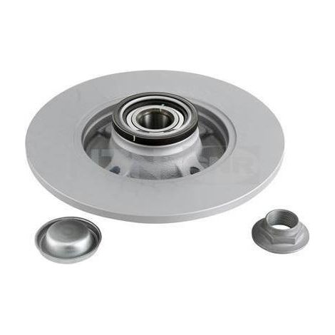 Kits moyeu disques de frein - KF159.57U - SNR - Compatible avec véhicule Vauxhall, Peugeot, Citroen, Opel, DS