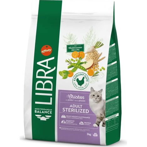Libra Adult Stérilisé au Poulet pour Chats - Aliment pour Chats