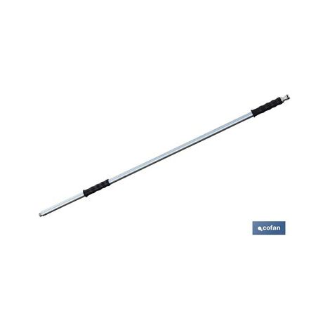 Barra Metal Cepillo Lavacoches+Enchufe Rápido 180cm.