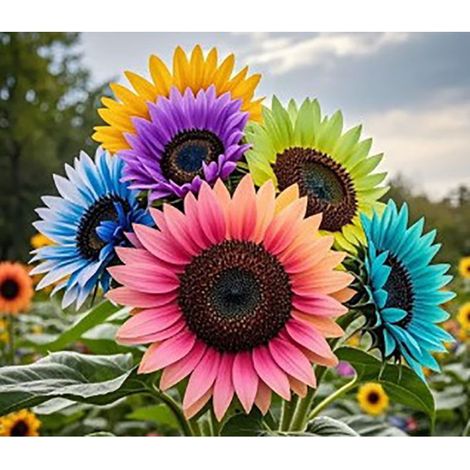 Mélange 20 Variétés Tournesol 20000 pcs – Fleurs Colorées – Jardin (1/2)