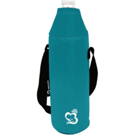 Marbueno botellero poliester color azul 05L camping playa