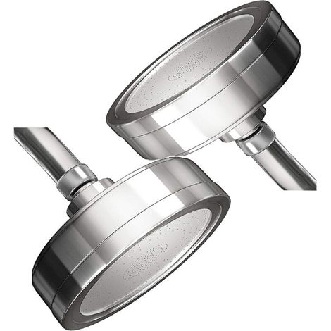 Inch Filter Shower, Shower Water Purifier Shower Head, Filter Booster, VC Shower for Chlorine Skin Care (1/5)